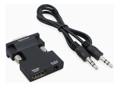 Adaptador Conversor Compatible-hdmi Hembra A Vga Macho Audio