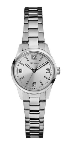 Reloj Bulova Classic Silver Ss Original Mujer Time Square