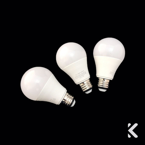 Imagen 7 de 8 de Foco Led Luz Blanca 60w Equivalente 3 Pack Precio Oferta!