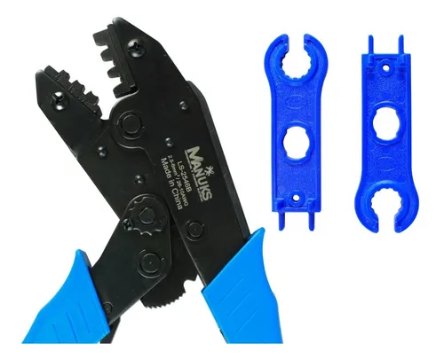 comprar Alicate Crimpar Terminal Mc4 Painel Solar + Par De Chaves