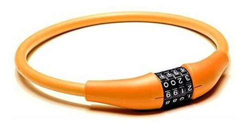 Eyezoff Ez866 - Cerradura De Cable De 4 Diales Para Biciclet