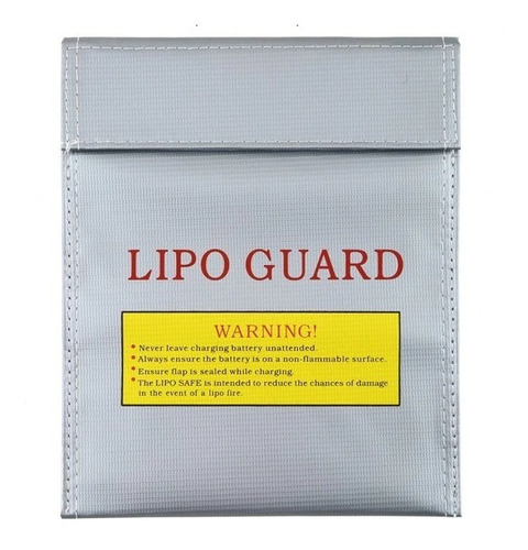 Saco Anti Chama P/ Bateria Lipo Safe Bag 23x30 - 2s 3s 4s 6s