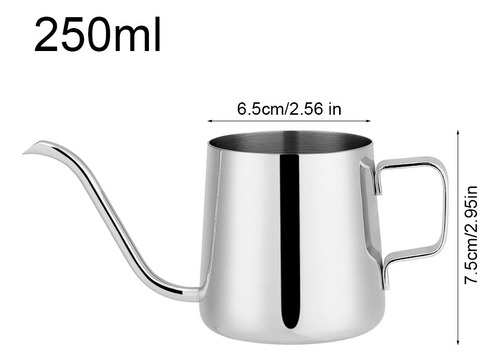 Cafetera De Acero Inoxidable Con Caño Largo De Cuello De Cis