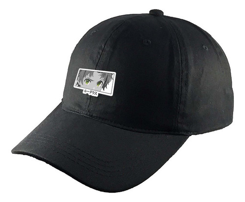 Gorra Clasica Algodón Negra Mushoku Tensei R2