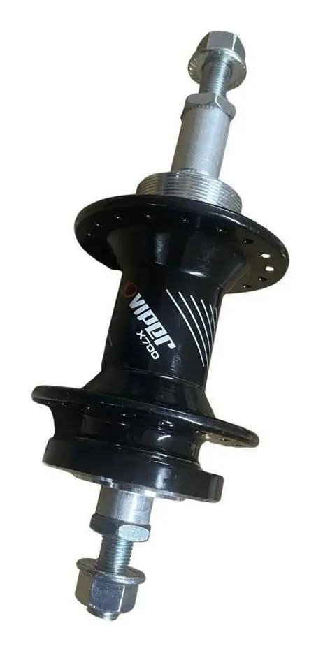 Cubo Traseiro Viper Viper X700 Freio a Disco Alumínio Preto 36 Furos