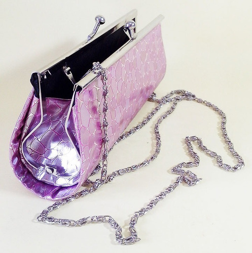 Bolsa Clutch De Mão Para Festa Rosa Novo