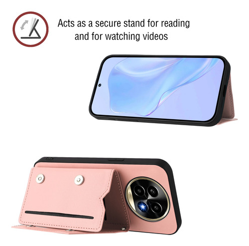 Capa Tipo Carteira À Prova De Choque Para Realme 13 Pro/real
