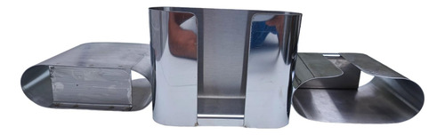 5 Servilleteros De Acero Porta Servilletas Caja Restaurant