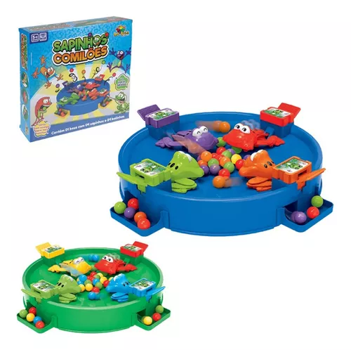 Jogo Infantil Sapo Come Bolinhas Jogue com Amigos Brincadeira Diversão  PB503 : : Brinquedos e Jogos