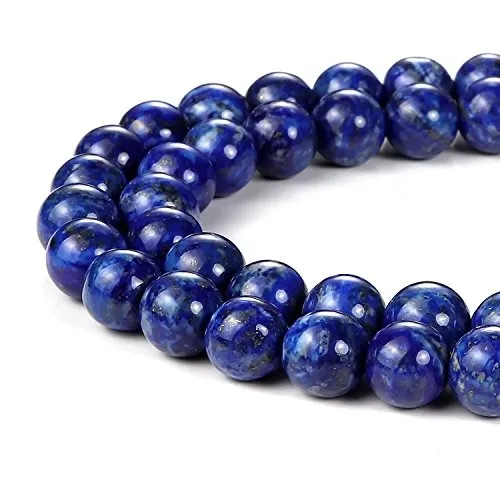 45 Cuentas De Lapislázuli De 8mm Para Hacer Joyas - Diy