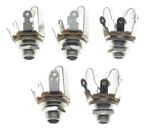 Premium 5pcs Latón American Thread Audio 1/4  Hembra S...