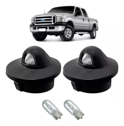 Par Lanterna De Placa F250 Com Lampada