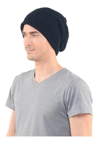 Beanie Gorro Chullo Doble - Negro