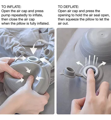 Reposapiés Inflable, Almohada Para Viajar En Avión.
