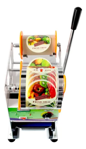 Selladora Vasos Manual Sencilla Para Negocio + Rollo Frutas