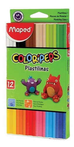 Plastilina Maped X 12 Unidades