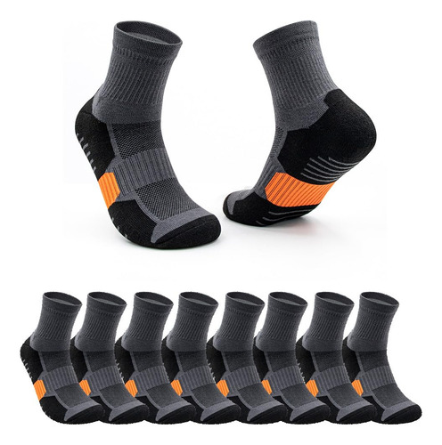 8 Pares Calcetas Deportivas Para Hombre,calcetines Algodon