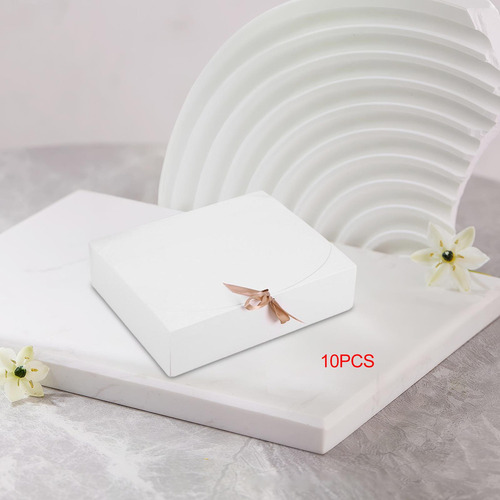 Caja De Regalo De Papel Rectangular De 10 Piezas Y Cajas De