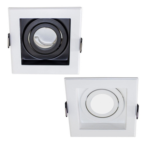 Spot Recuado Embutir Conecta Gu10 Mr11 Ns7351 Bella St609 Cor Branco (NS7351B) 110V/220V (Bivolt)