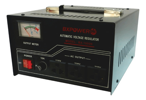 Regulador De Voltaje, 1000 Watts, 3 Tomas Pol, 110/220