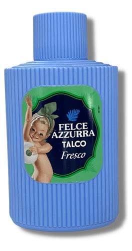 Talco Perfumado Italiano Felce Azzurra Aroma Fresco 200grms