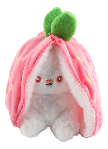 Conejo Peluche Fresa De Reversible/de Zanahoria De Bonito