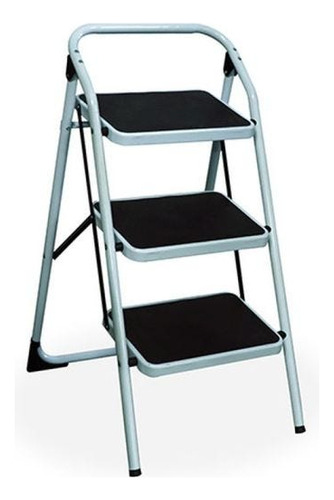 Escalera De Metal Plegable De 3 Gradas De 93 Centimetros