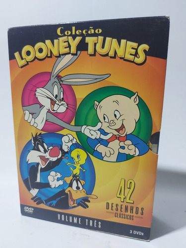 Dvd Coleção Looney Tunes - 42 Desenhos - Volume 3