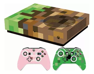 Skin Xbox One S Creeper Para Consola 2 Mandos