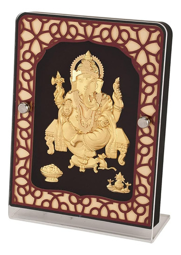Moksha Craft India Dios Hinduismo Dios 24k Chapado En Oro Ga