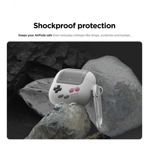 2pcs Para AirPods 4 3d Funda Protectora Silicona Case