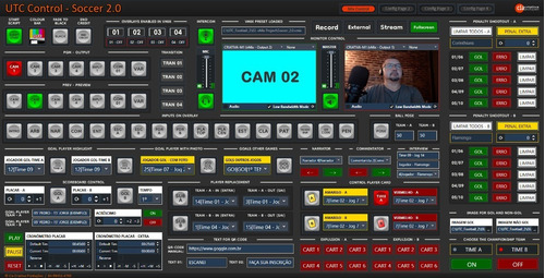 Pacote Utc - Futebol 2.0 Para vmix