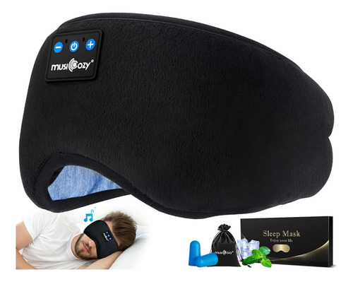 Auriculares Bluetooth 5.4 Para Dormir Con Diadema Y Máscara