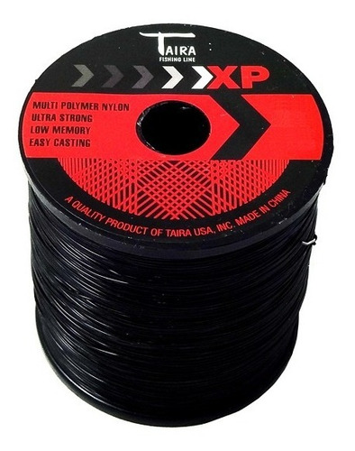 Bobina De Nylon Taira Xp 1/4lbs 0.35mm 1050mts 23,52lbs