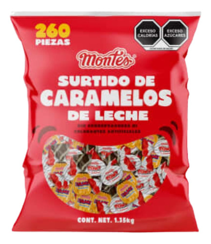 Surtido De Caramelos De Leche Montes De 1.35 Kg