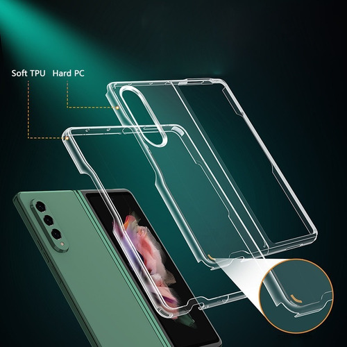 /funda Transparente Para Samsung Galaxy Z Fold3 5g Funda Pleg