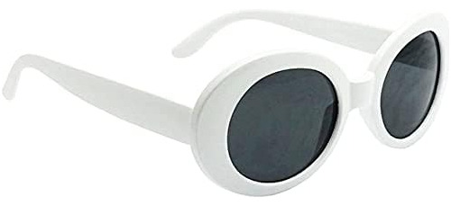 Zanegear Gafas De Sol Redondas Ovaladas Blancas, Gruesas Y