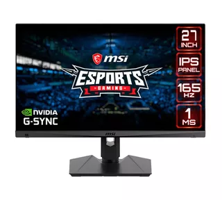 Monitor Gaming Msi Mag274r2 27' 165hz 1ms Ips Rgb G-sync Usb