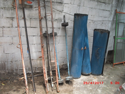 Lote De2cortinas Enrollar Con Eje Y Espirales Con Guias.