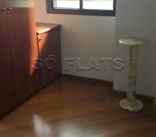 Imagem 8 de 15 de Flat Alto Padrão Em Moema 3 Dorms 126m² - Sf32720