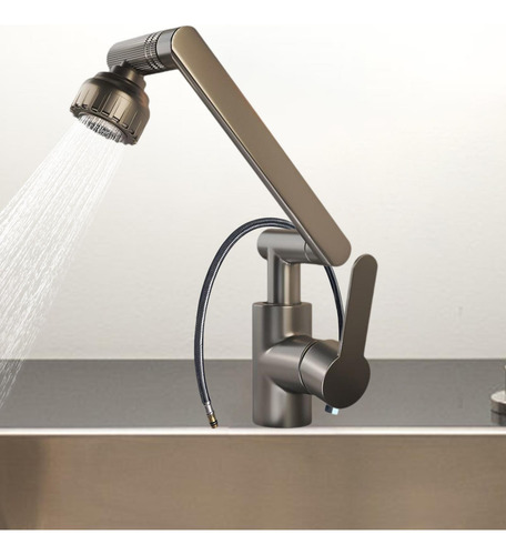 Swivel Faucet 360 Degree Rotary Bathroom Faucet 60 Cm Hose