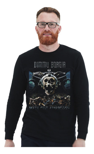 Polera Ml Dimmu Borgir Death Cult Armageddon Metal Impresión