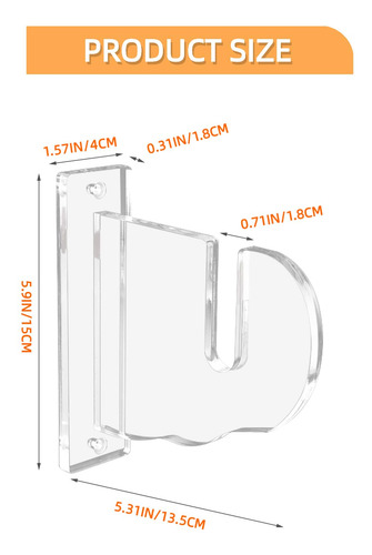 Soporte De Pared Bijun Para Skateboard Acrílico