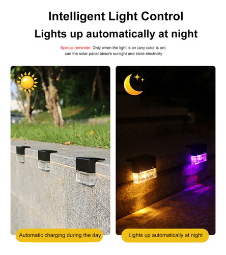 Arandela Cristal Preta Parete Solar 0,5w 3.000k-rgb