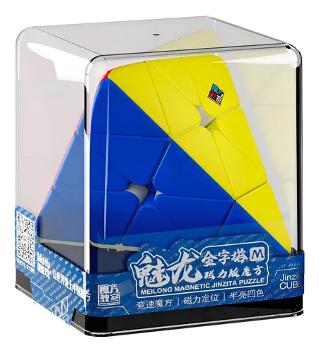 QiYi Gear Pyraminx – Cubo Mágico Con Mecanismo De Engranajes, Tamaño 9.8 Cm Y 76 G, Para Coleccionistas Y Speedcubers