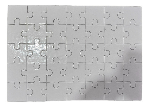 30 Rompecabezas Sublimable A5 Rectangular Blanks Cartón.