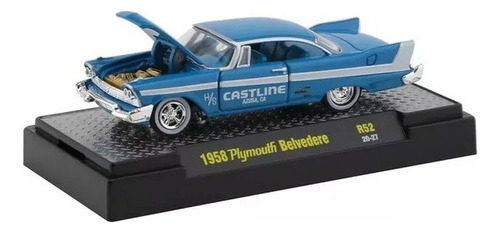 M2 Machines 1958 Plymouth Belvedere 1:64  Meets Acrilico 