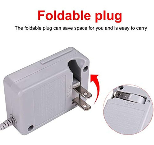 Cargador De Juegos Dtol Ac Adapter Para Nintendo Dsi Ndsi 3d