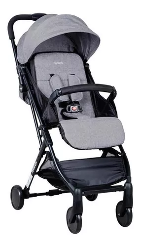 Cochecito de paseo doble Infanti Duo Ride S813 gris +2 Bases + 2 Huevitos