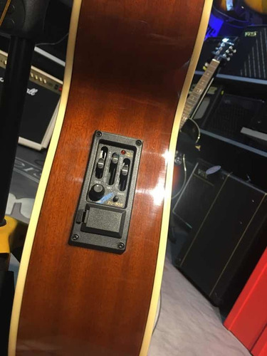 Imagen 4 de 6 de Guitarra Electro Acustica Greenland Lo17 Corte Y Eq